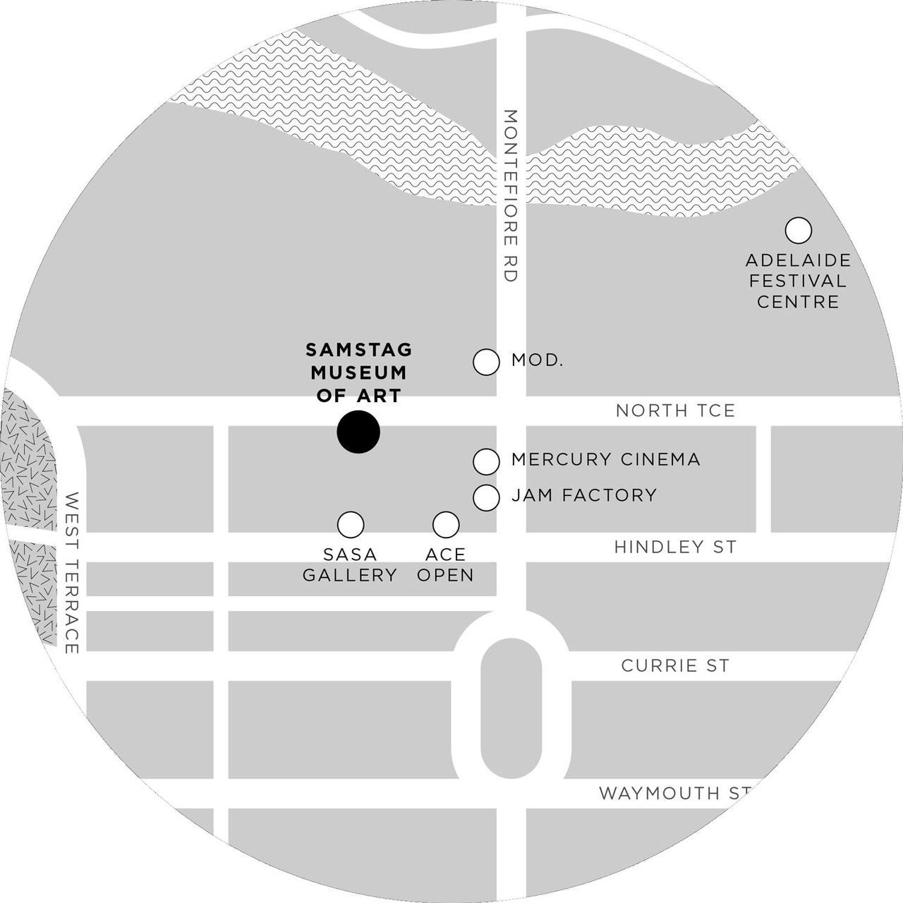 Map of SASA location