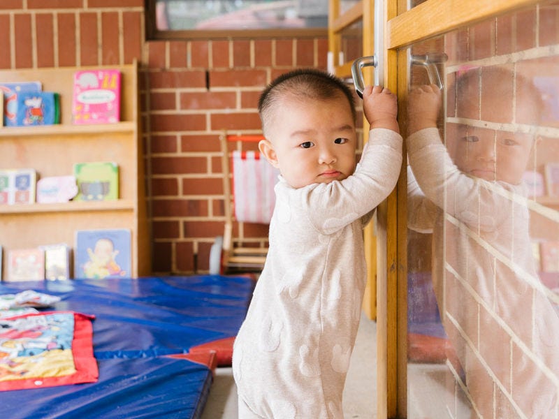 Room 1: 3 months to 2 year old children