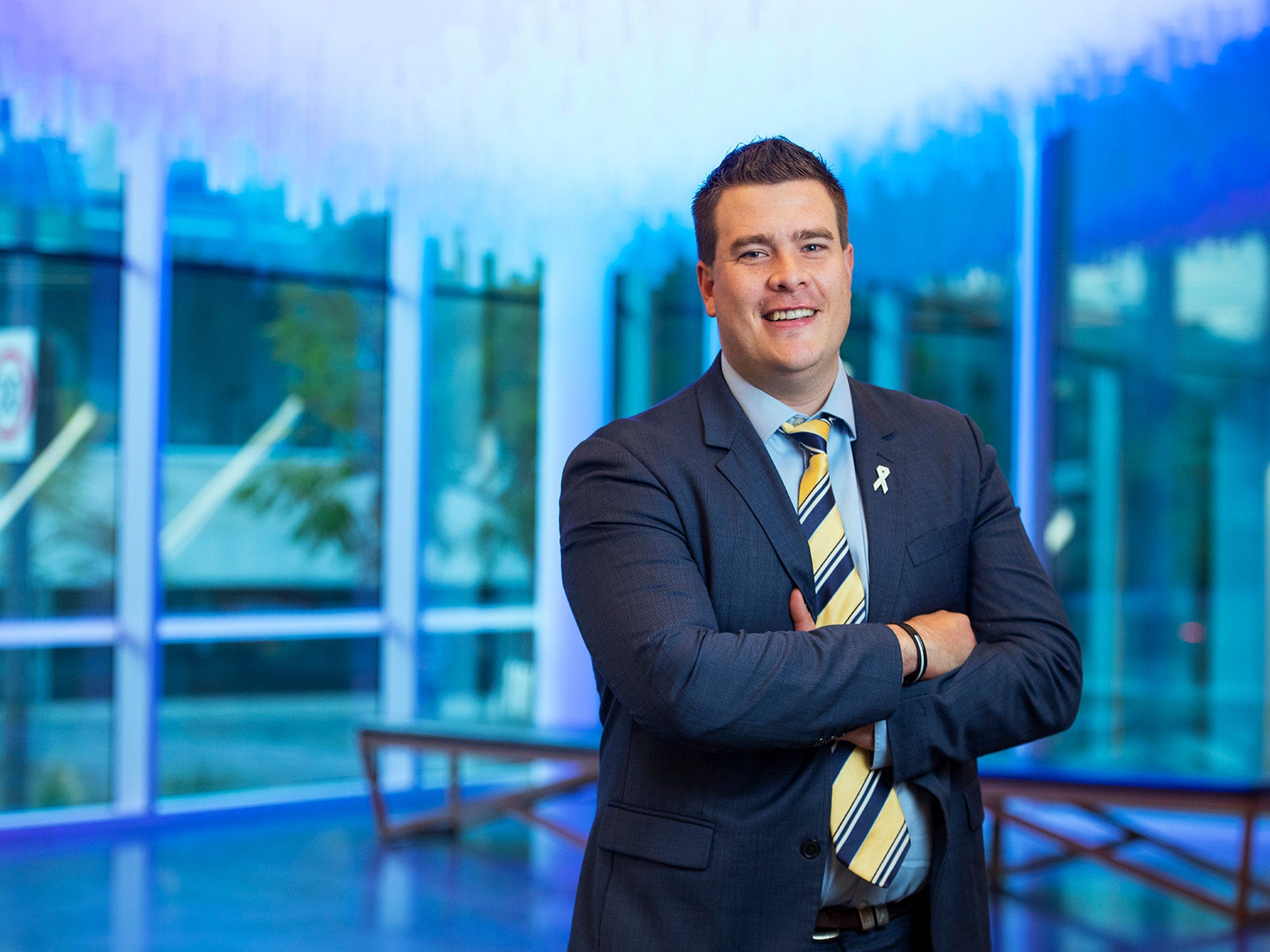 Business man in suit