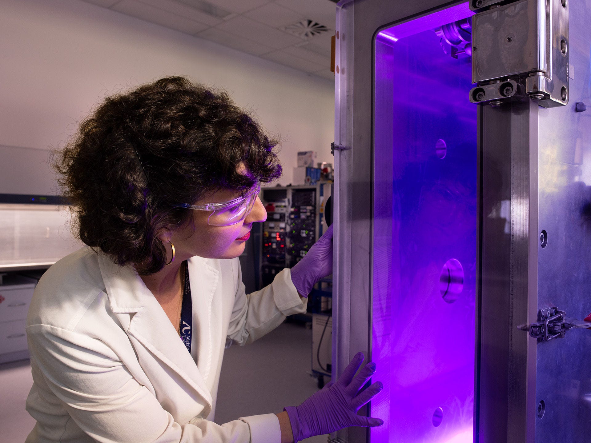 Adelaide University research in a lab