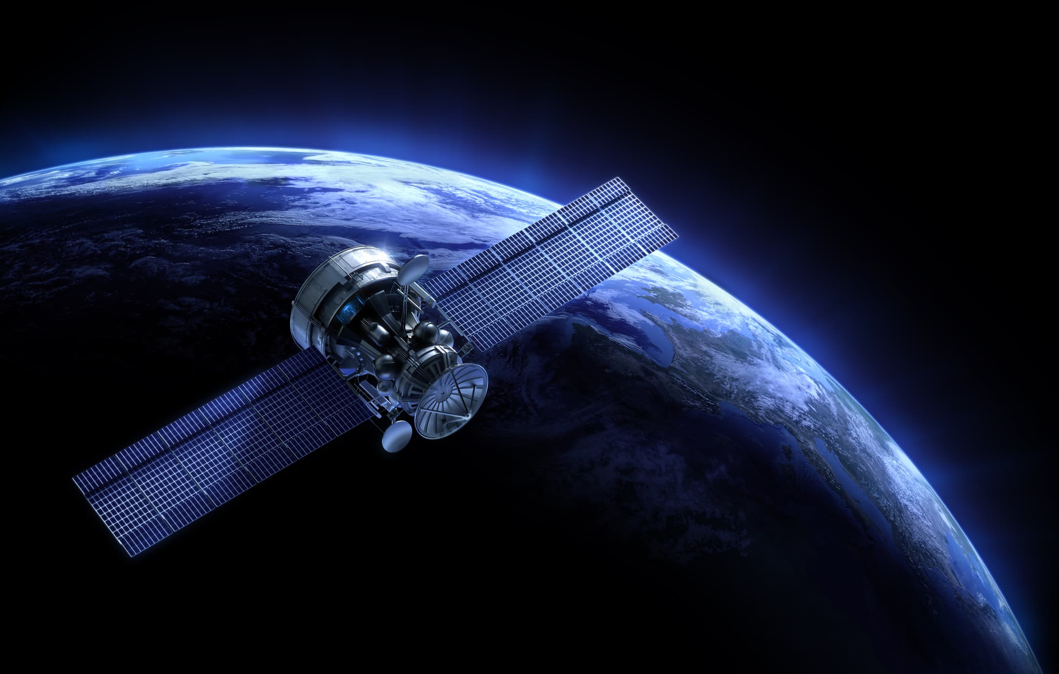 Satellite in orbit