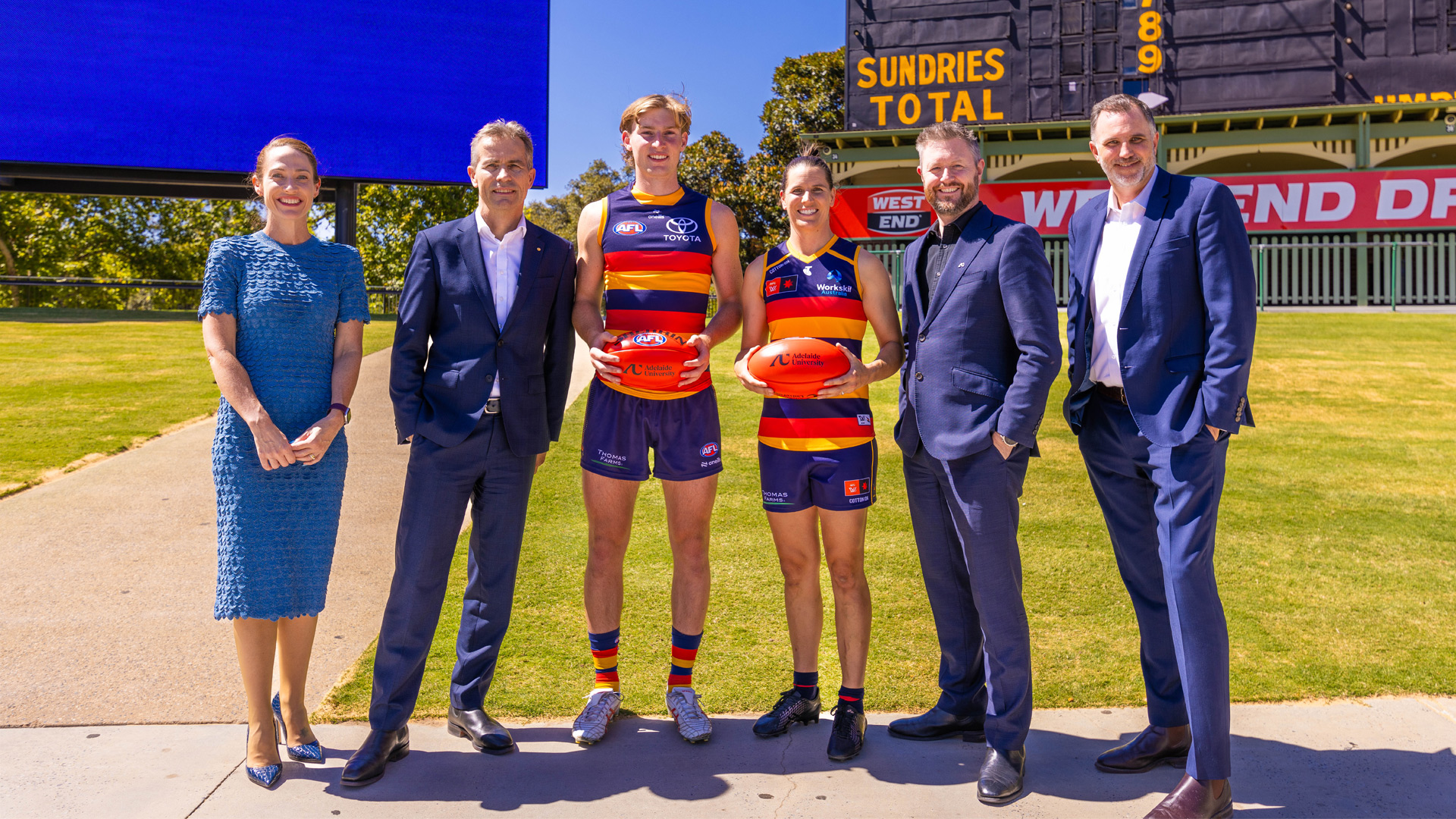 Crows team up with Adelaide University