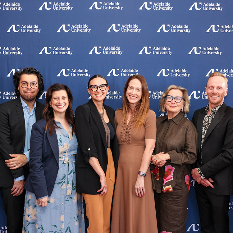 Minister Andrea Michaels, Angelina Zucco, Jessica Gallagher, Sheena Boughen and ASQ