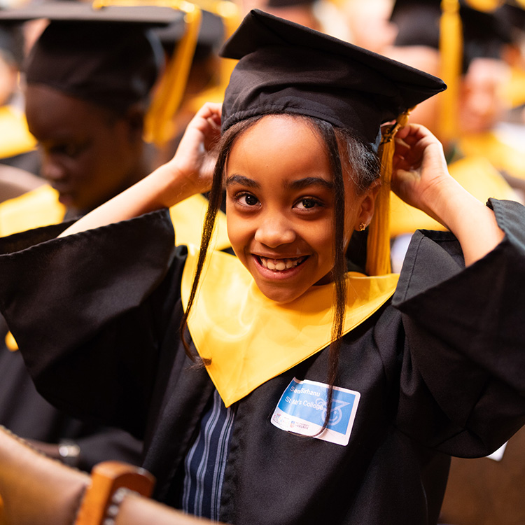 Child graduating children's university