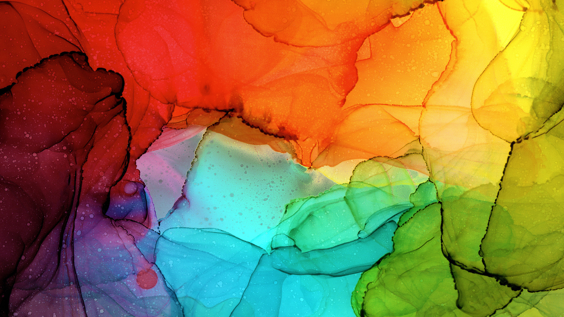 Mixed water colour graphic