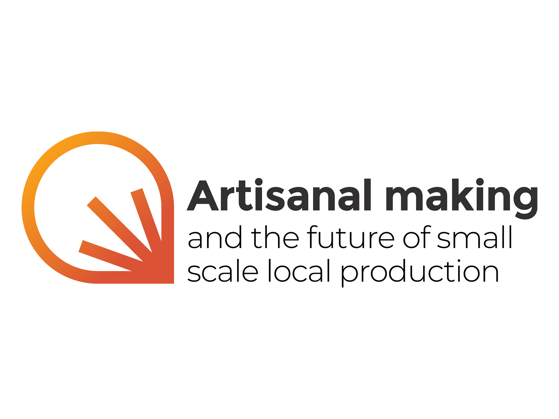 Artisanal making and the future of small scale local production logo