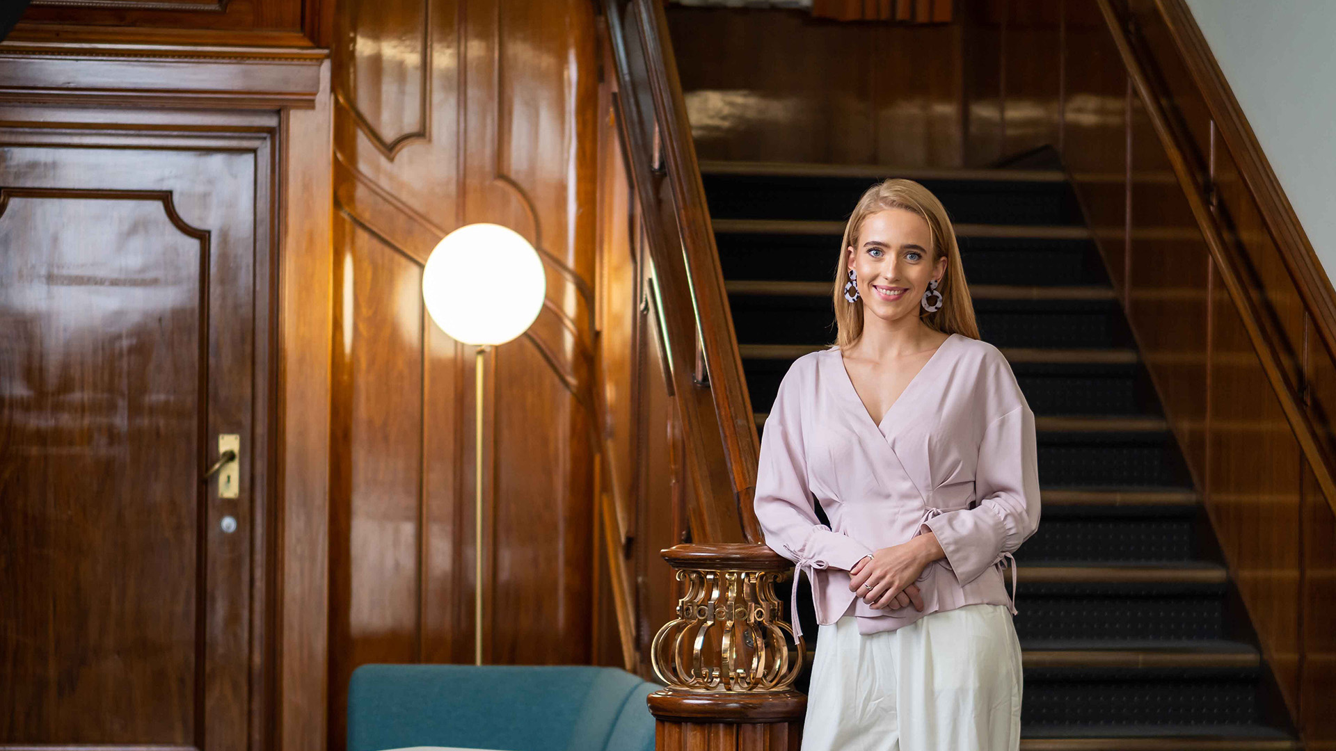 Law building and staff