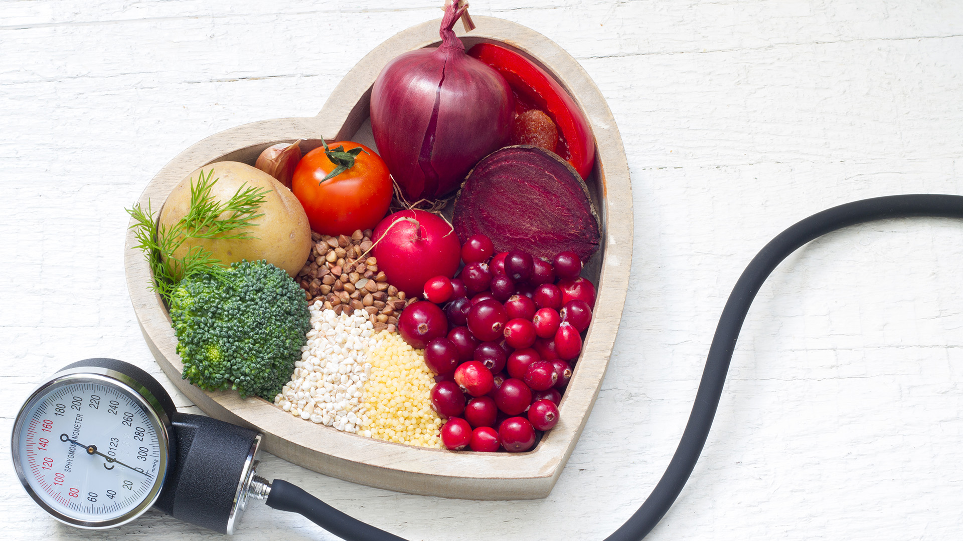 Heart food and blood pressure tool image