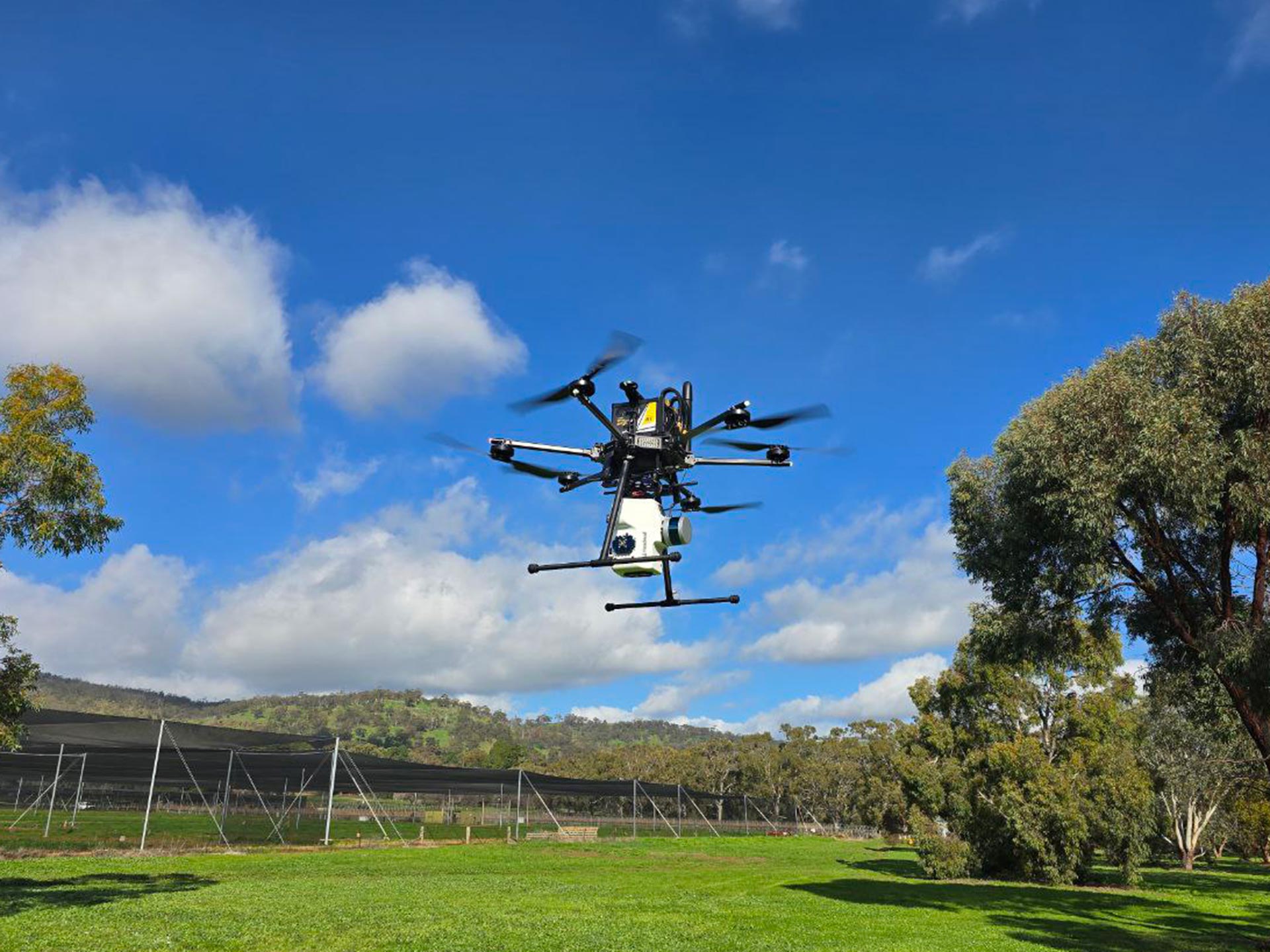 Flying drones at Adelaide University