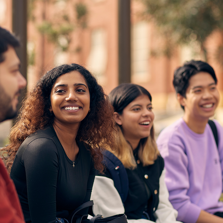 Students on campus