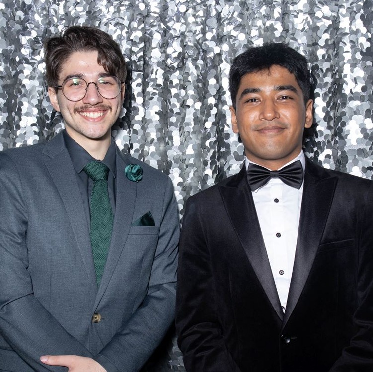 Cyrus Kelly and Shyamsundar Shrestha, founders of artificial intelligence startup markup.one