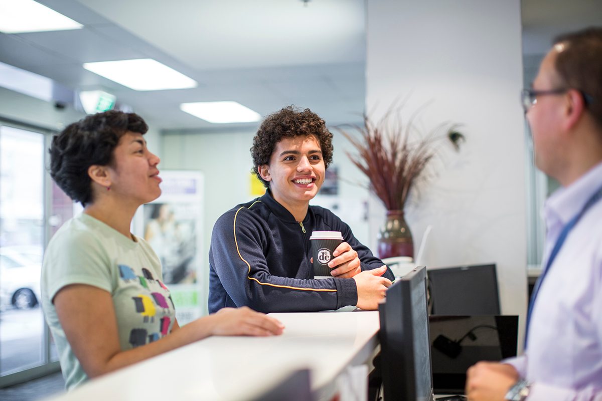 Residents at Adelaide University Village student accommodation